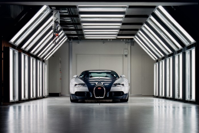 The 1,000-horsepower Bugatti Veyron