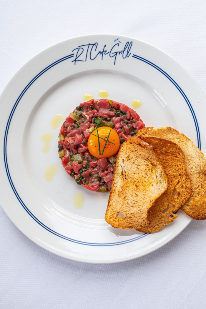The beef tartare at RT Café Grill in Ryde