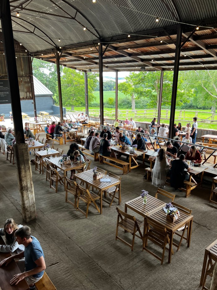 Dining at Braai on the Nunwell Estate