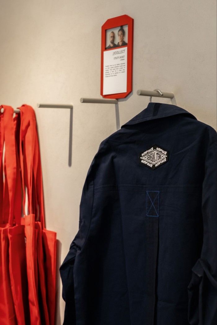 General Items cotton utility jacket, about £170, created in collaboration with Indian fashion label Lovebirds