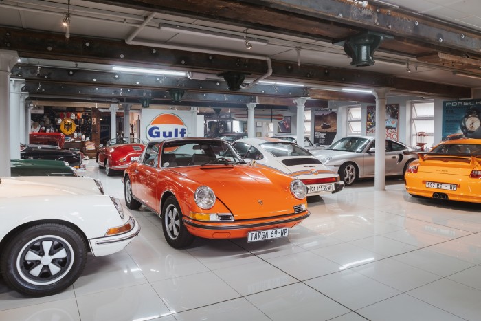 Hambly-Grobler’s collection includes a 997.1-generation Porsche 911 GT3 RS, a 996-generation Porsche 911 Turbo and a number of air-cooled classics