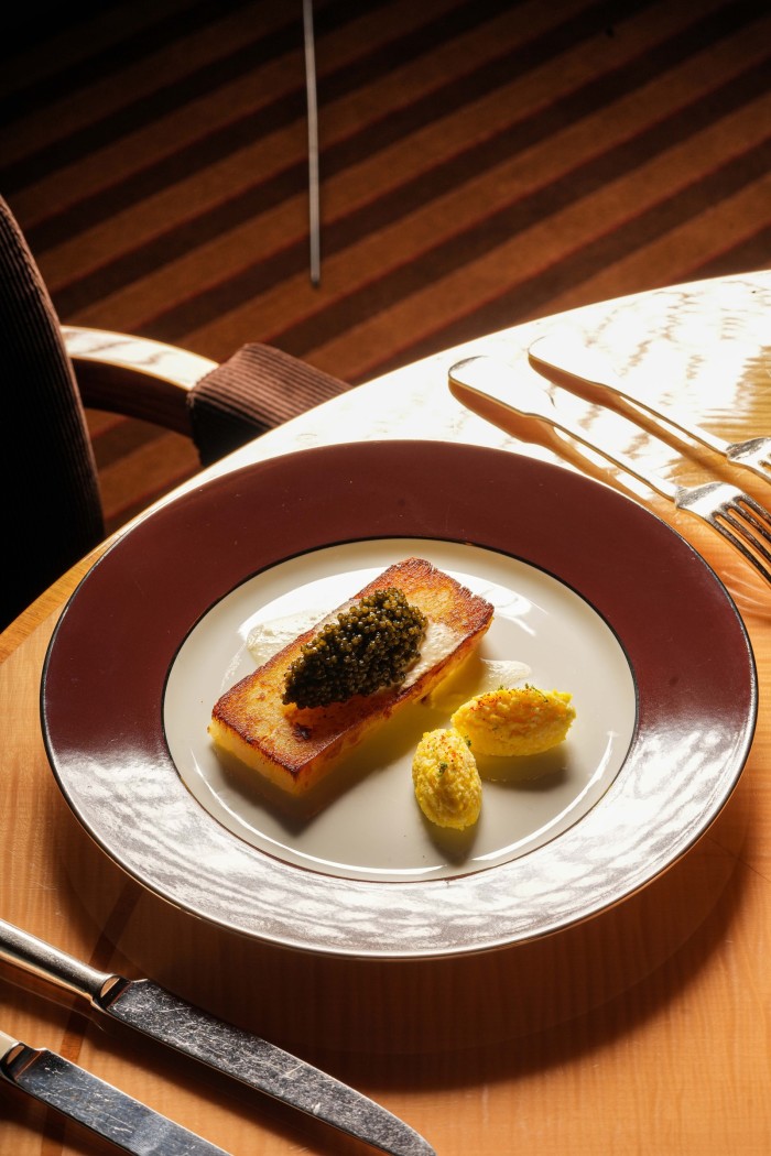 Potato caviar at Coco’s at Colette