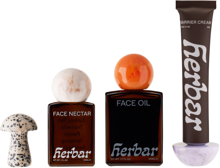 Herbar The 360 fungi and adaptogenic skincare set, £130, ssense.com