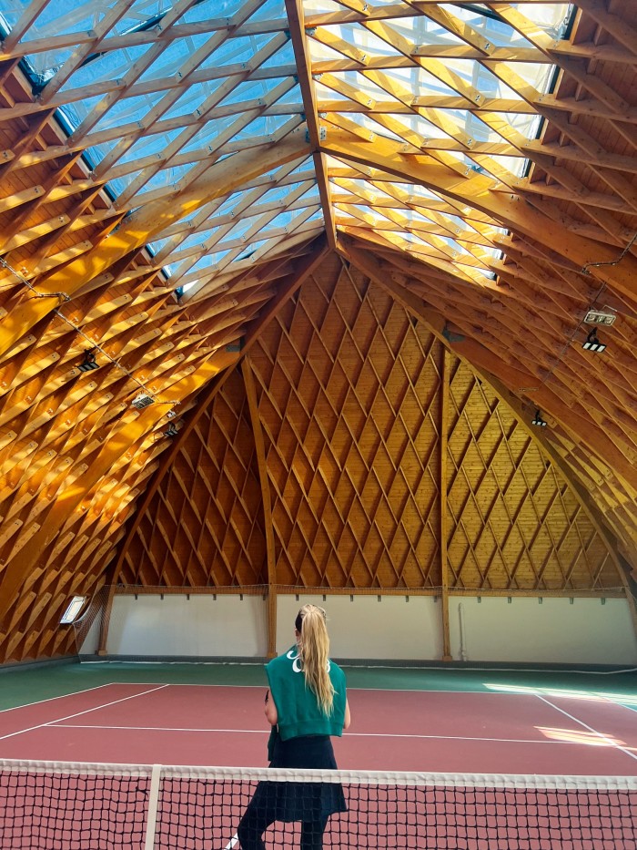 The author at Tennis de la Cavalerie