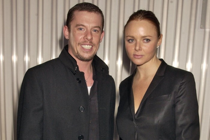 Alexander McQueen and Stella McCartney at the restaurant in?late 2002