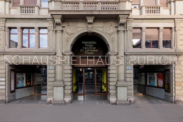 Outside the Schauspielhaus
