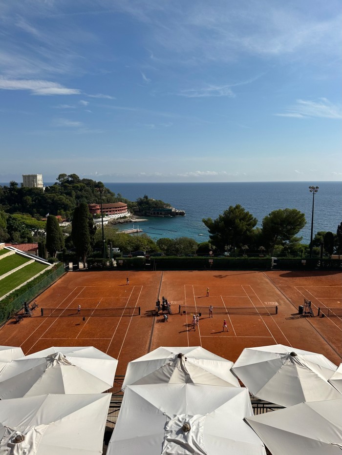 Clay courts at the Monte-Carlo Country Club